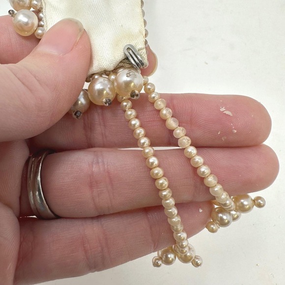 Vintage Glentex Faux Pearl Collar Made in Japan - Picture 6 of 6